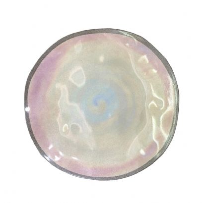 Luster Seashell Dinner Plate