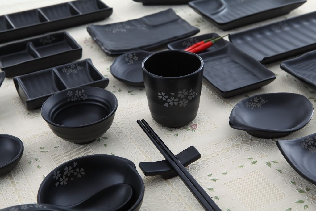Japanese sushi dinnerware