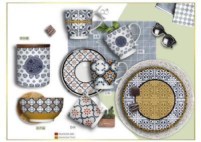 Fruit Green Plant Series ceramic tableware
