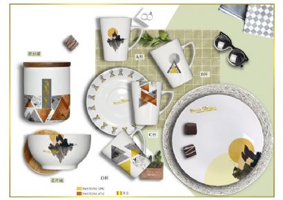 Geometry Series Ceramic Tableware