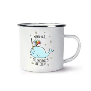 Custom Design Printed Stainless Steel Enamel Mug